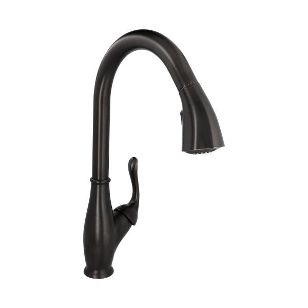 LLAVE PARA FREGADERO MONOMANDO BRONCE CUELLO RETRÁCTIL 17" AHORRO DE AGUA