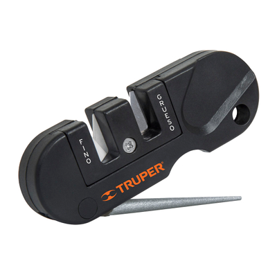 AFILADOR PARA CUCHILLOS 13 CM NEGRO TRUPER