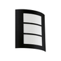 ARBOTANTE DE MURO INCANDESCENTE SOBREPONER 1 FOCO 40W IP44 NEGRO MATE