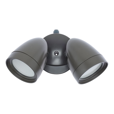 LUMINARIO SEG LED 2 CAB 2400L FOT BRONCE