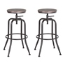 BANCO AJUSTABLE DE 39 X 39 X 77 CM 2 PIEZAS