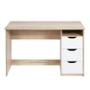 ESCRITORIO DE 3 CAJONES BEIGE NATURAL