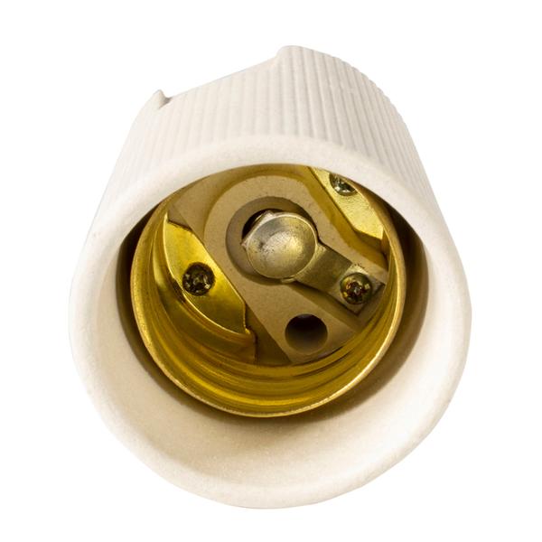PORTALÁMPARA DE CERÁMICA 6.87 X 5.61 CM BLANCO IUSA