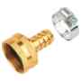 Reparador con abrazadera de 15,8mm (5/8") hembra