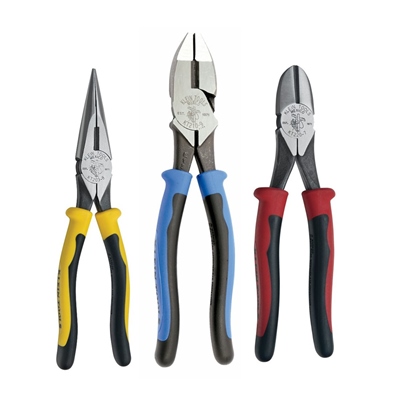 SET PRO DE 3 PINZAS PARA ELECTRICISTA