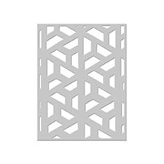 PANEL MULTIFUNCIONAL DE ACERO TWIST STEEL 87X114.5 CM