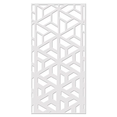 PANEL MULTIFUNCIONAL DE ACERO TWIST STEEL 87X175CM BLANCO