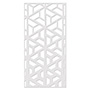 PANEL MULTIFUNCIONAL DE ACERO TWIST STEEL 87X175CM BLANCO