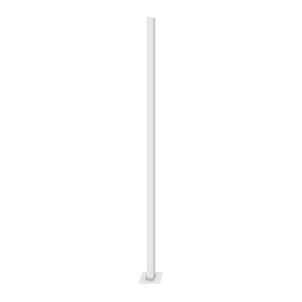 POSTE DE ACERO 200CM BLANCO