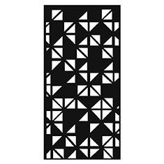 PANEL MULTIFUNCIONAL DE ACERO SHINE STEEL 87X175CM NEGRO
