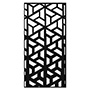 PANEL MULTIFUNCIONAL DE ACERO TWIST STEEL 87X175CM NEGRO