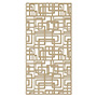 MAMPARA DIVISORA FIJA MDF 122 X 244 CM NATURAL FRAME WOOD