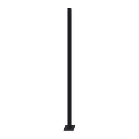 POSTE DE ACERO 200CM NEGRO