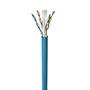 CABLE UTP ESCUT 4P CAT6 AZ 305M VIAKON