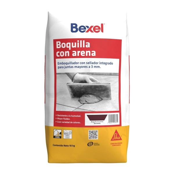 BOQUILLA PARA PISO COLOR TERRACOTA PARA LOSETAS CON ARENA 10 KG REPELENTE A LA HUMEDAD