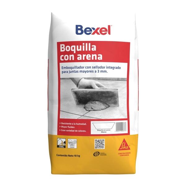 BOQUILLA PARA PISO COLOR BLANCO PARA LOSETA CON ARENA 10 KG REPELENTE A LA HUMEDAD