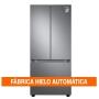 REFRIGERADOR 22 PIES FRENCH DOOR 3 PUERTAS DIGITAL INVERTER PLATA