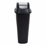 BASURERO OSCILANTE 42 L NEGRO CON ACERO