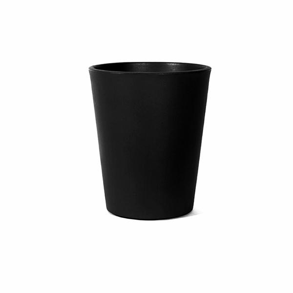 MACETA DE PLÁSTICO CIRCULAR GRANDE NEGRA 12.59 PULG PARA INTERIOR Y EXTERIOR