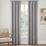 CORTINA BLACKOUT DE POLIÉSTER GRIS CLARO 2.13 X 1.06 M