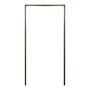 MARCO PARA PUERTA ALUMINIO 90 X 206 CM CON ACABADO CON 3 BISAGRAS