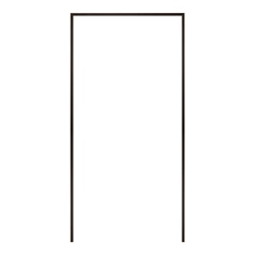MARCO PARA PUERTA DE ALUMINIO 206 X 4.2 X 3.3CM CON ACABADO CON BISAGRA Y 3 BISAGRAS
