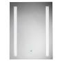 ESPEJO PARA BAÑO CON LUZ RECTANGULAR SIN MARCO 56 X 75 CM APAGADOR TOUCH