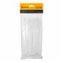 CINCHO PARA CABLES ELÉCTRICOS DE NYLON 16.8 CM 4.7 MM BLANCO 100 PIEZAS