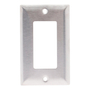 PLACA PARA CONTACTO DECORATIVA DE ACERO INOXIDABLE COLOR PLATA