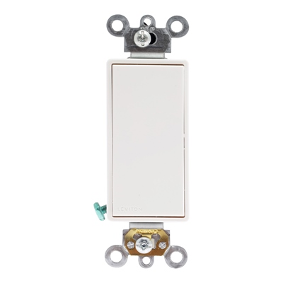 INTERRUPTOR SENCILLO BLANCO LEVITON