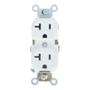 TOMACORRIENTE DÚPLEX BLANCO LEVITON