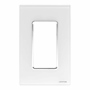 PLACA DECORATIVA VIDRIO BLANCO