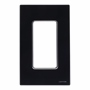 PLACA DECORATIVA VIDRIO NEGRO LEVITON