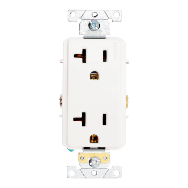 RECEPTÁCULO DÚPLEX BLANCO LEVITON