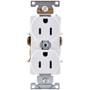 CONTACTO DÚPLEX BLANCO LEVITON