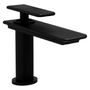 LLAVE PARA LAVABO MONOMANDO NEGRO MATE PREMIER II