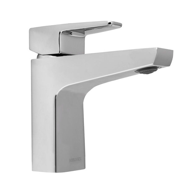 LLAVE PARA LAVABO MONOMANDO CROMO PIAZZA CUELLO BAJO