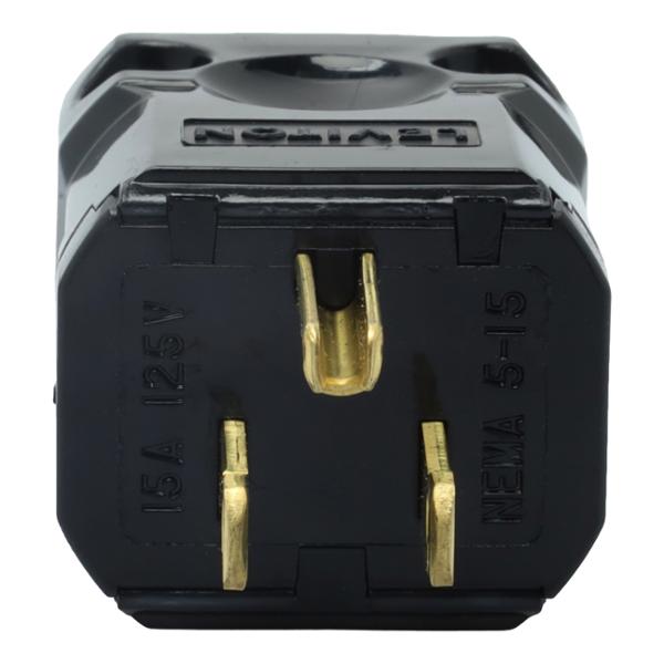 CLAVIJA PYTHON 6.7 X 3.5 X 3 CM NEGRO LEVITON