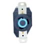 RECEPTÁCULO CON SEGURO EMPOTRABLE NEGRO LEVITON