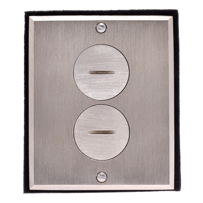 PLACA PISO RECEPT DUPLEX 15A 125V