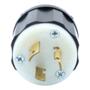 CLAVIJA CON SEGURO 8.5 X 5.2 CM NEGRO LEVITON