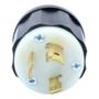CLAVIJA CON SEGURO 8.5 X 5.2 CM NEGRO LEVITON