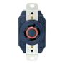 RECEPTÁCULO CON SEGURO EMPOTRABLE NEGRO LEVITON