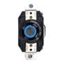 RECEPTÁCULO CON SEGURO EMPOTRABLE NEGRO LEVITON