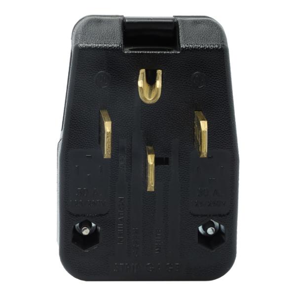 CLAVIJA DE DOBLE TENSIÓN 10 X 6.7 X 8 CM NEGRO LEVITON