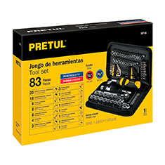 JUEGO DE HERRAMIENTAS 85 PIEZAS CON ESTUCHE DE NYLON