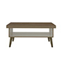 MESA CENTRO DECORATIVA LUCCA MADERA 91 X 59 X 44.5 CM CAFÉ