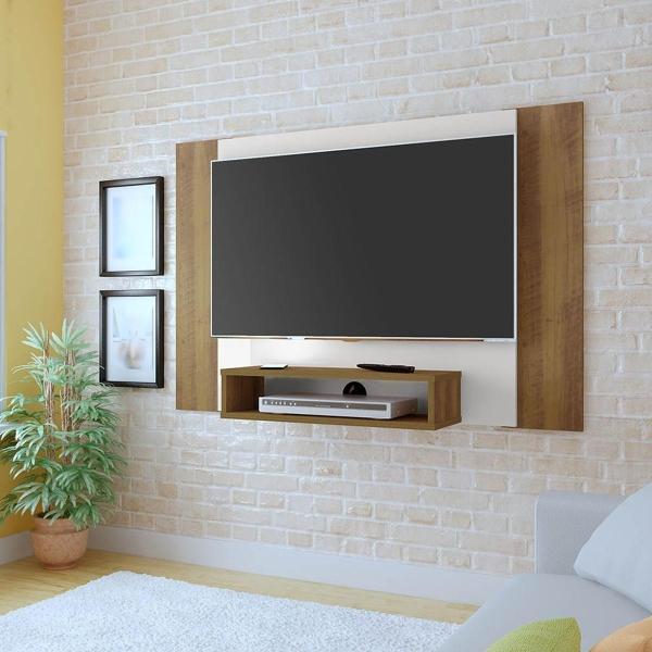 PANEL PARA TV PARA 40 PULGADAS MDP PINO CON OFF WHITE 120 X 23 X 80 CM