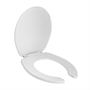 ASIENTO PARA BAÑO REDONDO POLIPROPILENO BLANCO ANTIBACTERIAL