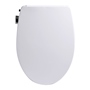 ASIENTO PARA BAÑO ALARGADO PLÁSTICO BLANCO BIDET DUAL WASH CIERRE LENTO